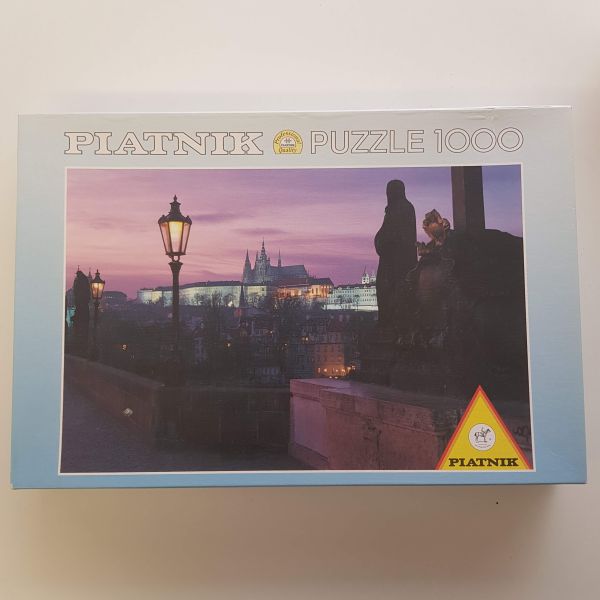Puzzle Prager Burg bei Nacht 1000 Teile