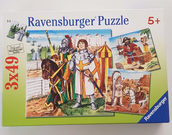 Puzzle Ritter 3x49 Teile
